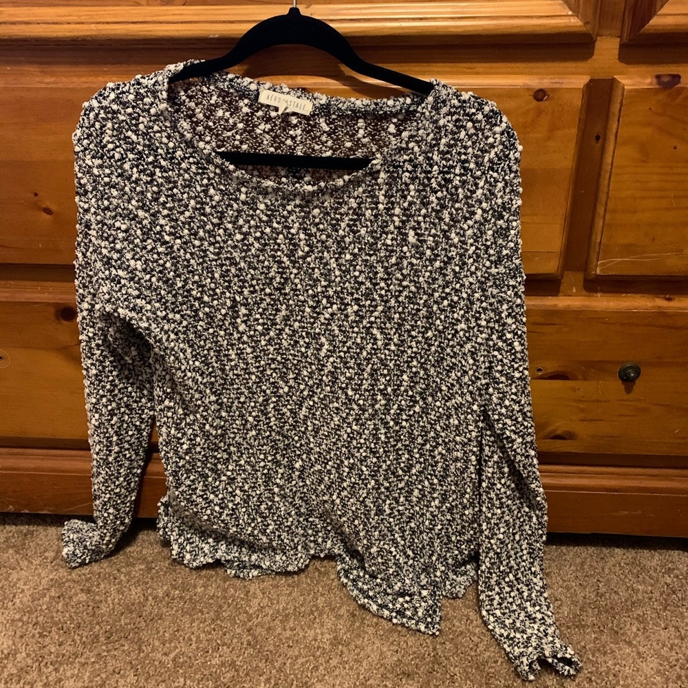 Aeropostale long sleeve see-through shirt